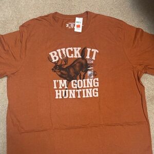 Buck It I'm Going Hunting Men's Shirt - Brown